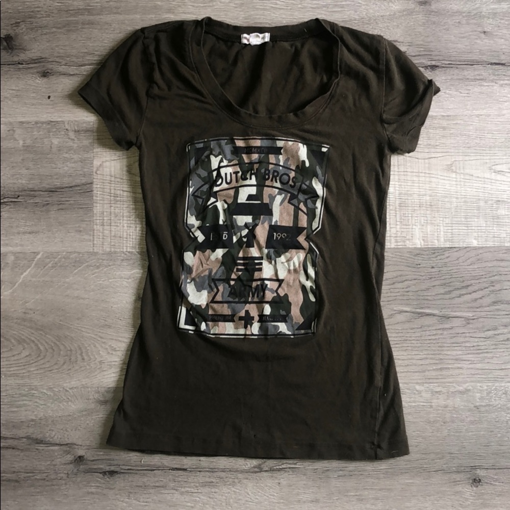 Dutch Bros army tee